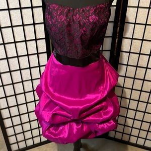 Woman’s plus size cocktail dress